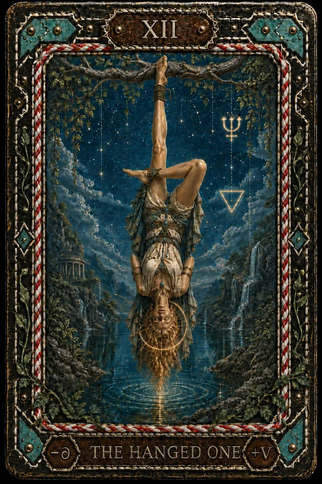 XII The Hanged One / Neptune — continuation of content in a hidden coordinate